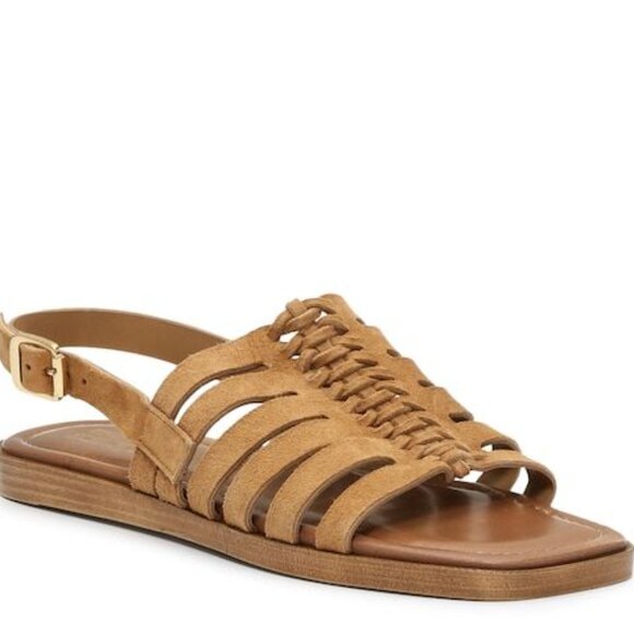 Free shipping! Coach & Four Giulio Huarache Sandal Tan 6 - Picture 1 of 8